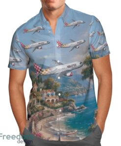 Volotea Airbus A320-200 Hawaiian Shirt Beach Summer Gift Product Photo 2