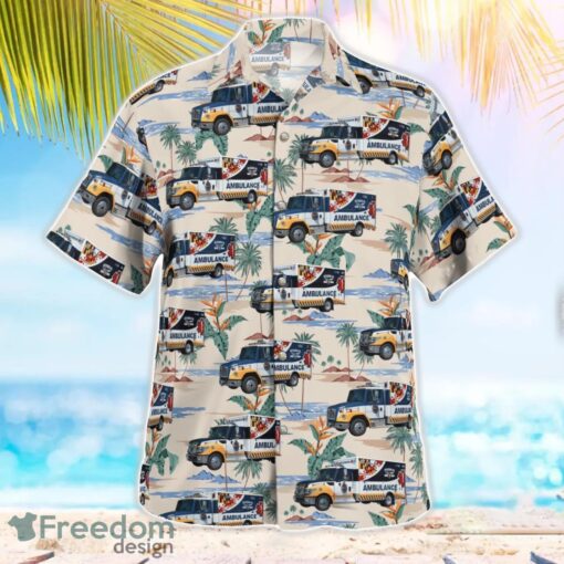 Washington County, Maryland, Smithsburg EMS Station 79 Hawaiian Shirt Men Women Beach Shirt Product Photo 3