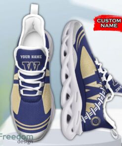 Washington Huskies NCAA Max Soul Shoes Big Logo And Custom Name Sneakers For Men Women Product Photo 4