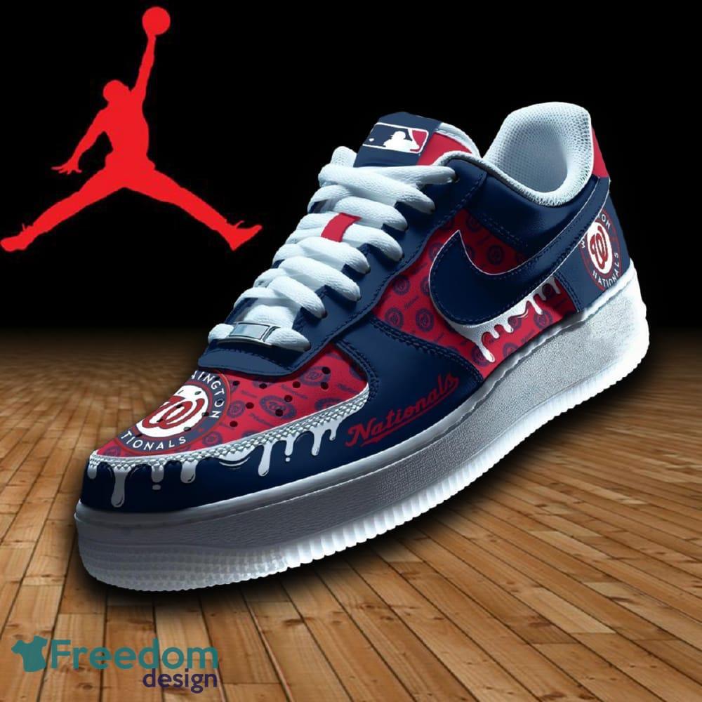 Washington Nationals Air Force 1 Shoes New Trending For Men Women Gift AF1 - Washington Nationals Air Force 1 Shoes New Trending For Men Women Gift AF1