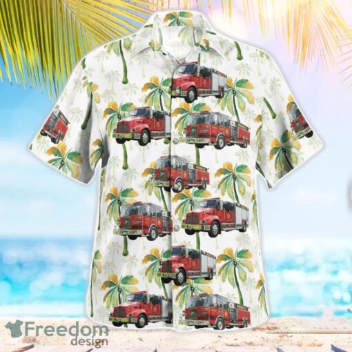 Waynesburg, Pennsylvania, Waynesburg Franklin Township Fire Company Tropical 3D Hawaiian Shirt Gift For Summer Product Photo 2