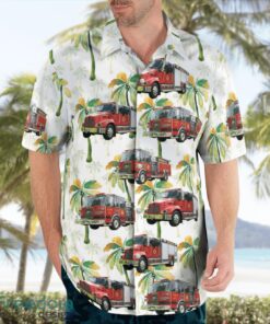 Waynesburg, Pennsylvania, Waynesburg Franklin Township Fire Company Tropical 3D Hawaiian Shirt Gift For Summer Product Photo 3