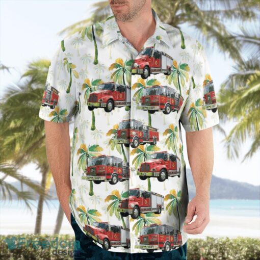 Waynesburg, Pennsylvania, Waynesburg Franklin Township Fire Company Tropical 3D Hawaiian Shirt Gift For Summer Product Photo 3