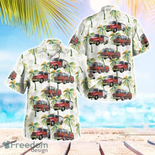 Waynesburg, Pennsylvania, Waynesburg Franklin Township Fire Company Tropical 3D Hawaiian Shirt Gift For Summer Product Photo 1