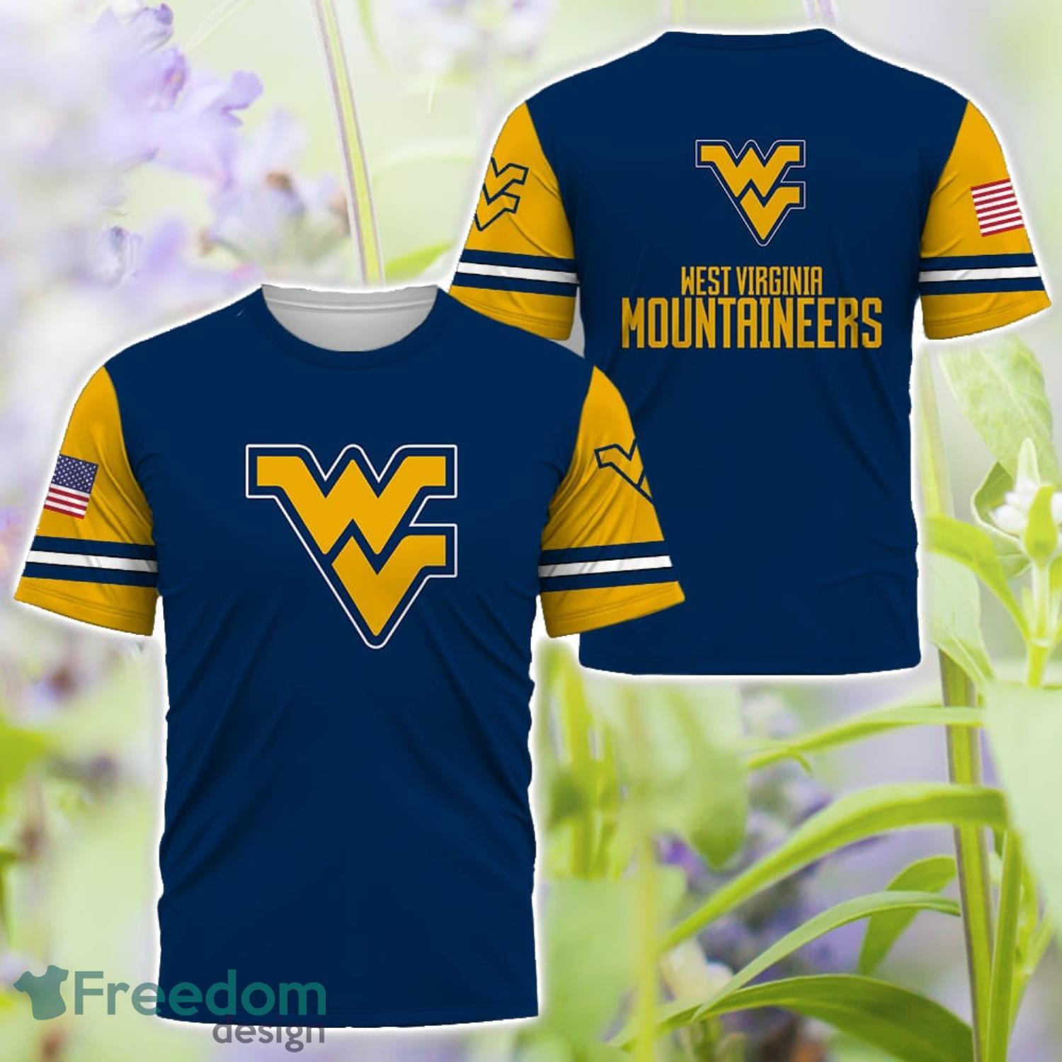 West Virginia Mountaineers Logo Team 3D T Shirt Sweatshirt Hoodie Zip Hoodie For Men Women image West Virginia Mountaineers Logo Team 3D T-Shirt Sweatshirt Hoodie Zip Hoodie For Men Women Product Photo 3