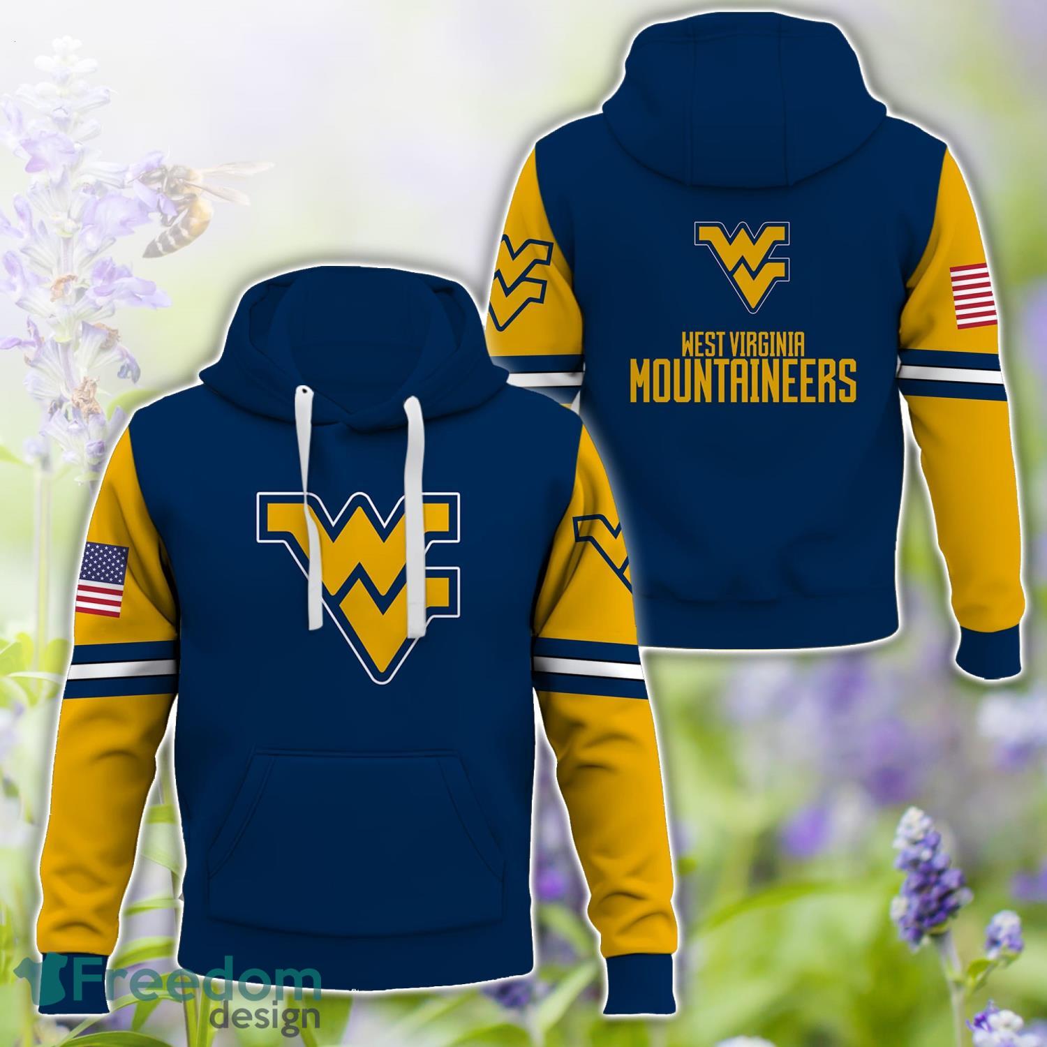 West Virginia Mountaineers Logo Team 3D T Shirt Sweatshirt Hoodie Zip Hoodie For Men Women image West Virginia Mountaineers Logo Team 3D T-Shirt Sweatshirt Hoodie Zip Hoodie For Men Women Product Photo 1