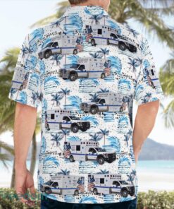 West Virginia, Pendleton County Emergency Rescue Beach Hawaiian Shirt Product Photo 2