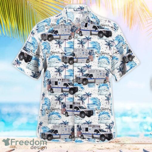 West Virginia, Pendleton County Emergency Rescue Beach Hawaiian Shirt Product Photo 3