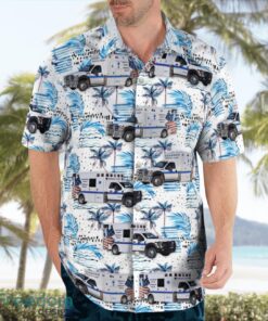 West Virginia, Pendleton County Emergency Rescue Beach Hawaiian Shirt Product Photo 4