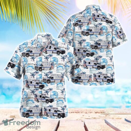 West Virginia, Pendleton County Emergency Rescue Beach Hawaiian Shirt Product Photo 1