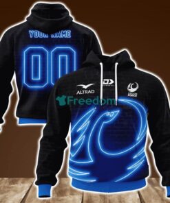 Western Force Neon Warm Super Rugby Jerseys Personalized Hoodie 3D All Over Print New