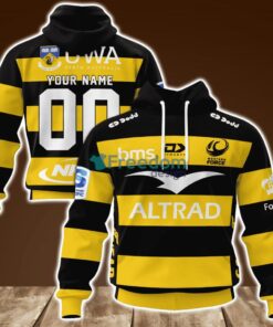 Western Force Super Rugby Away Jerseys Personalized Hoodie 3D All Over Print New