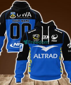 Western Force Super Rugby Home Jerseys Personalized Hoodie 3D All Over Print New