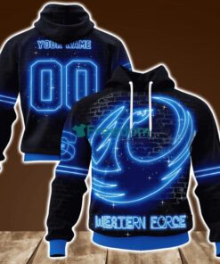 Western Force Super Rugby Neon Personalized Hoodie 3D All Over Print New
