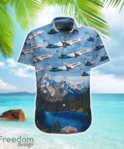 WestJet Boeing 737-8 MAX Hawaiian Shirt Beach Summer Shirt Product Photo 1