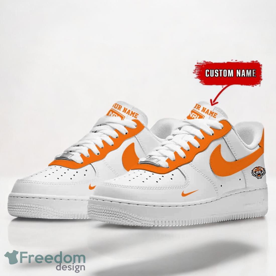 Wests Tigers Air Force Shoes 3D Logo Trending For Men Women Custom Name image Wests Tigers Air Force Shoes 3D Logo Trending For Men Women Custom Name Product Photo 2
