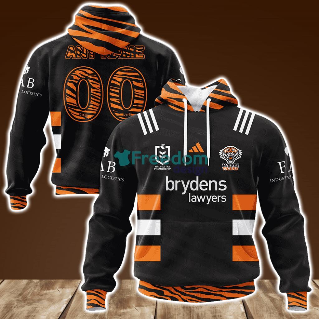 Wests Tigers Home Heritage NRL Personalized Hoodie 3D All Over Print New image Wests Tigers Home Heritage NRL Personalized Hoodie 3D All Over Print New Product Photo 1