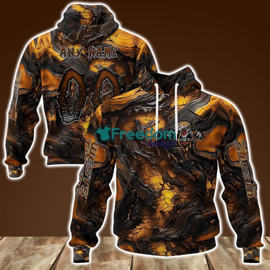 Wests Tigers Lava Flows NRL Personalized Hoodie 3D All Over Print New image Wests Tigers Lava Flows NRL Personalized Hoodie 3D All Over Print New Product Photo 1