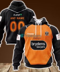 Wests Tigers Training NRL Personalized Hoodie 3D All Over Print New