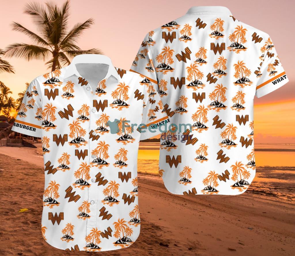Whataburger Tropical Hawaiian Shirt Trending Summer image Whataburger Tropical Hawaiian Shirt Trending Summer Product Photo 1