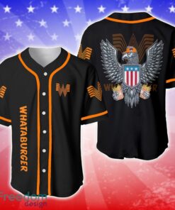 Whataburger US Eagle Baseball Jersey Shirt 4th Of July Independence Day Gift