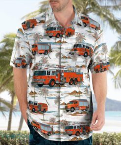 Wilkes Barre Township Fire Department Hawaiian Shirt Beach Summer Gift Product Photo 3