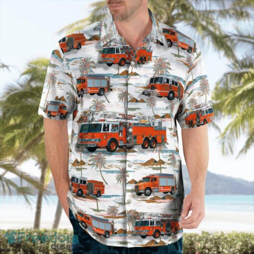 Wilkes Barre Township Fire Department Hawaiian Shirt Beach Summer Gift Product Photo 3