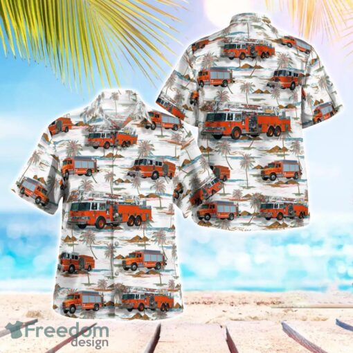 Wilkes Barre Township Fire Department Hawaiian Shirt Beach Summer Gift Product Photo 1