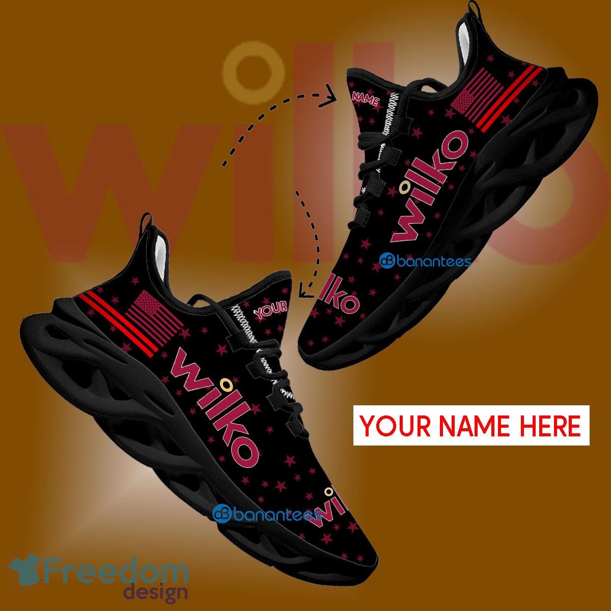 Wilko Running Sneaker Radiate Custom Name Gift Max Soul Shoes USA Flag Star New For Fans image Wilko Running Sneaker Radiate Custom Name Gift Max Soul Shoes USA Flag Star New For Fans - Wilko Running Shoes New Trending Personalized Photo 1
