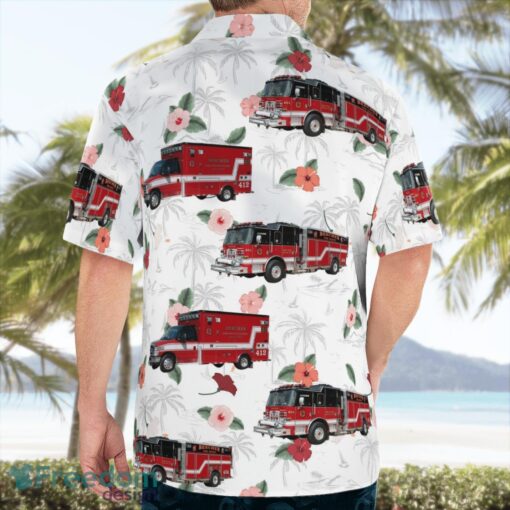 Will County, Illinois, Beecher Fire Protection District Hawaiian Shirt Summer Beach Gift Product Photo 2