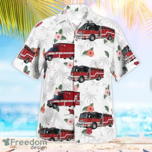 Will County, Illinois, Beecher Fire Protection District Hawaiian Shirt Summer Beach Gift Product Photo 3