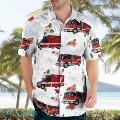 Will County, Illinois, Beecher Fire Protection District Hawaiian Shirt Summer Beach Gift Product Photo 4