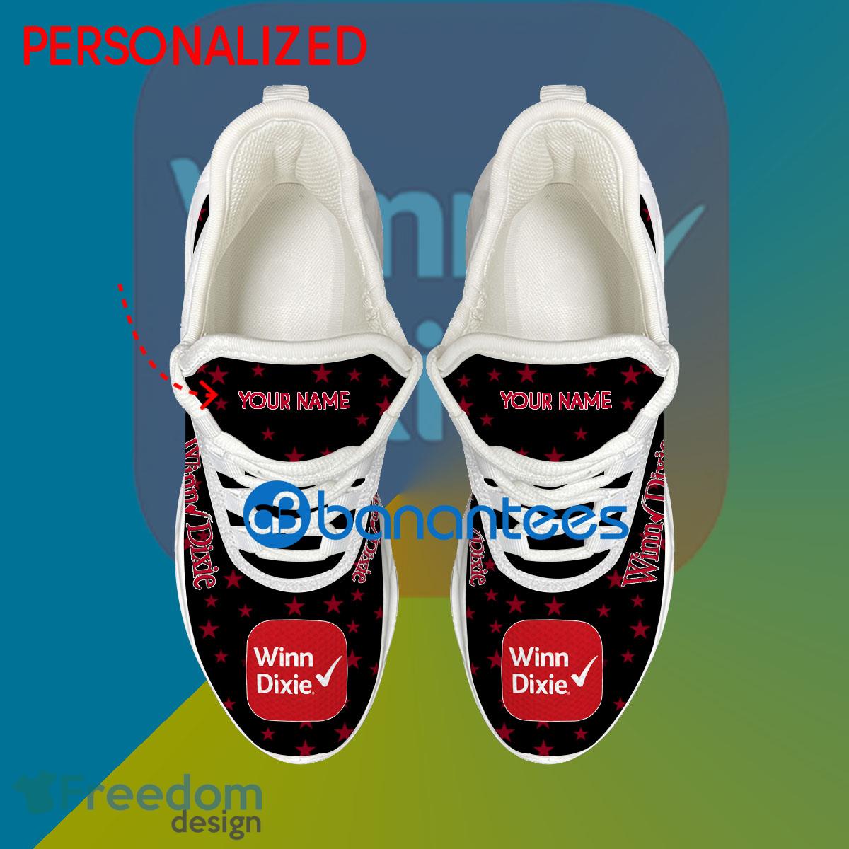 Winn Dixie Sport Sneaker Motivate Custom Name Gift Max Soul Shoes USA Flag Star New For Fans image Winn Dixie Sport Sneaker Motivate Custom Name Gift Max Soul Shoes USA Flag Star New For Fans - Winn Dixie Running Shoes New Trending Personalized Photo 2