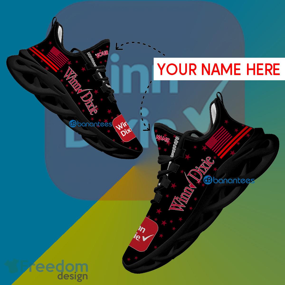 Winn Dixie Sport Sneaker Motivate Custom Name Gift Max Soul Shoes USA Flag Star New For Fans image Winn Dixie Sport Sneaker Motivate Custom Name Gift Max Soul Shoes USA Flag Star New For Fans - Winn Dixie Running Shoes New Trending Personalized Photo 1