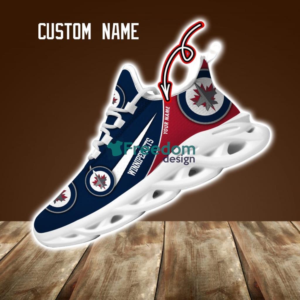 Winnipeg Jets Custom Name NHL New Max Soul Shoes Sneaker Personalized Name image Winnipeg Jets Custom Name NHL New Max Soul Shoes Sneaker Personalized Name Product Photo 1