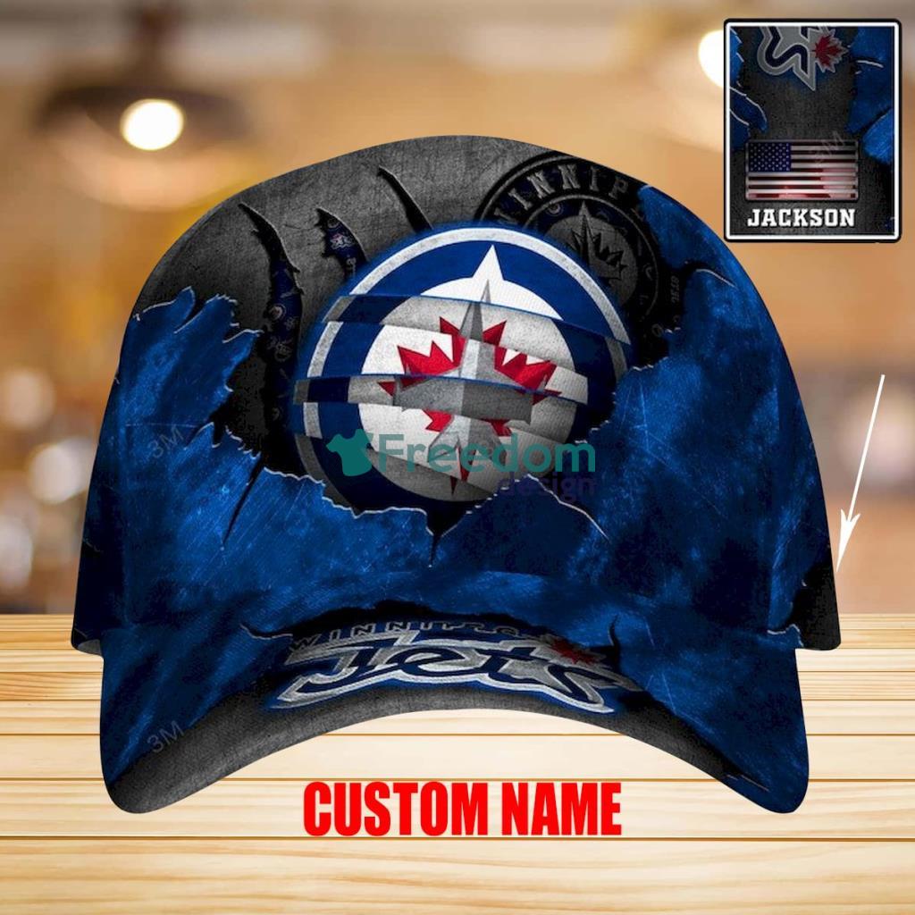 Winnipeg Jets Skull Nhl Custom Name Wall Broken Pattern Classic Cap 3D image Winnipeg Jets-Skull Nhl Custom Name Wall Broken Pattern Classic Cap 3D Product Photo 1