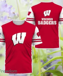 Wisconsin Badgers Logo Team 3D T Shirt Sweatshirt Hoodie Zip Hoodie For Men Women image Wisconsin Badgers Logo Team 3D T-Shirt Sweatshirt Hoodie Zip Hoodie For Men Women Product Photo 3