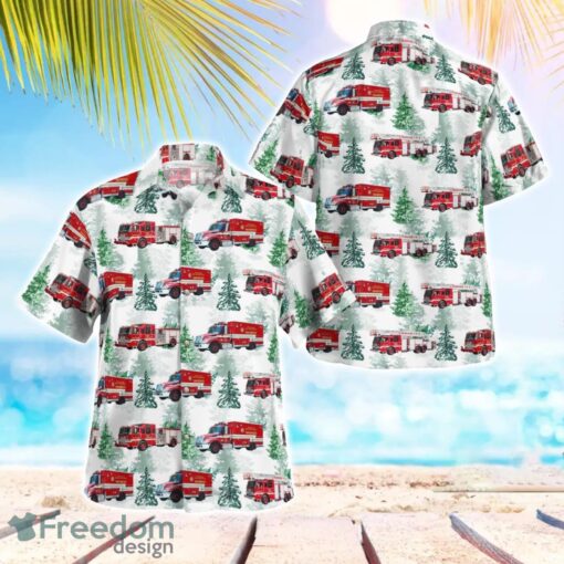 Wisconsin Milwaukee Fire Department Christmas Hawaiian Shirt Men Women Beach Shirt Product Photo 1