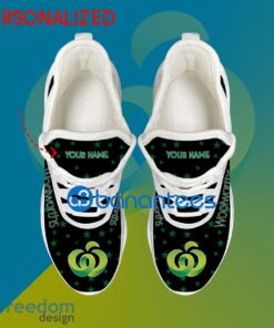 WOOLWORTHS Chunky Sneaker Empower Custom Name Gift Max Soul Shoes USA Flag Star New For Fans - WOOLWORTHS Running Shoes New Trending Personalized Photo 2
