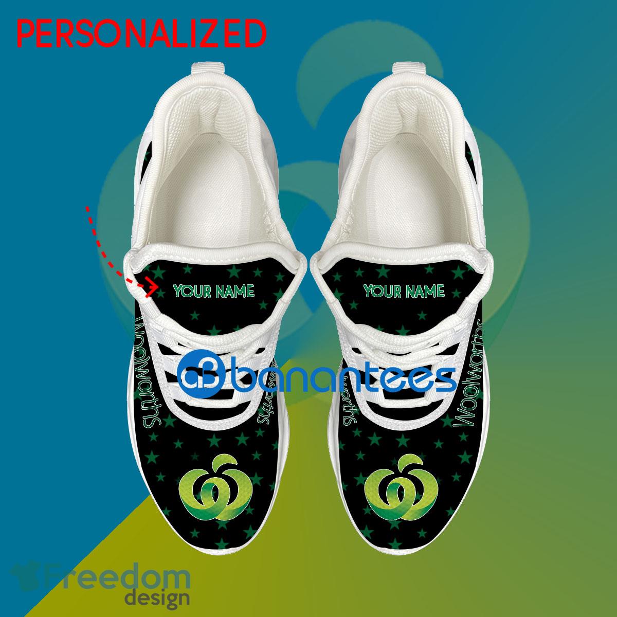 WOOLWORTHS Chunky Sneaker Empower Custom Name Gift Max Soul Shoes USA Flag Star New For Fans image WOOLWORTHS Chunky Sneaker Empower Custom Name Gift Max Soul Shoes USA Flag Star New For Fans - WOOLWORTHS Running Shoes New Trending Personalized Photo 2