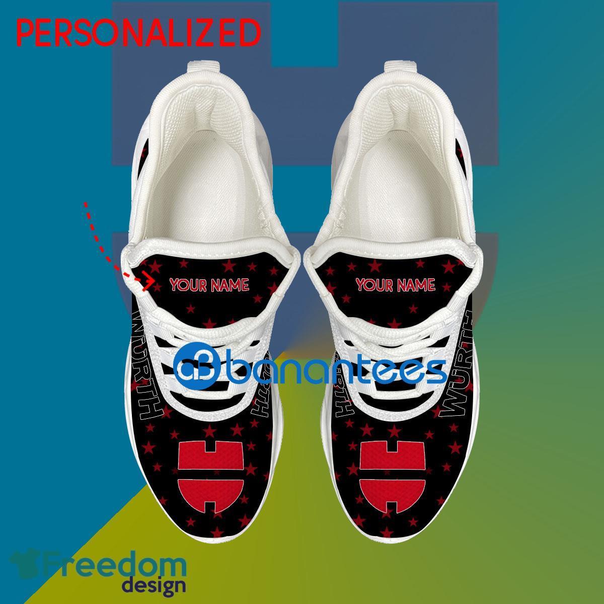 WÜRTH Sport Sneaker Evoke Custom Name Gift Max Soul Shoes USA Flag Star New For Fans image WÜRTH Sport Sneaker Evoke Custom Name Gift Max Soul Shoes USA Flag Star New For Fans - WÜRTH Running Shoes New Trending Personalized Photo 2