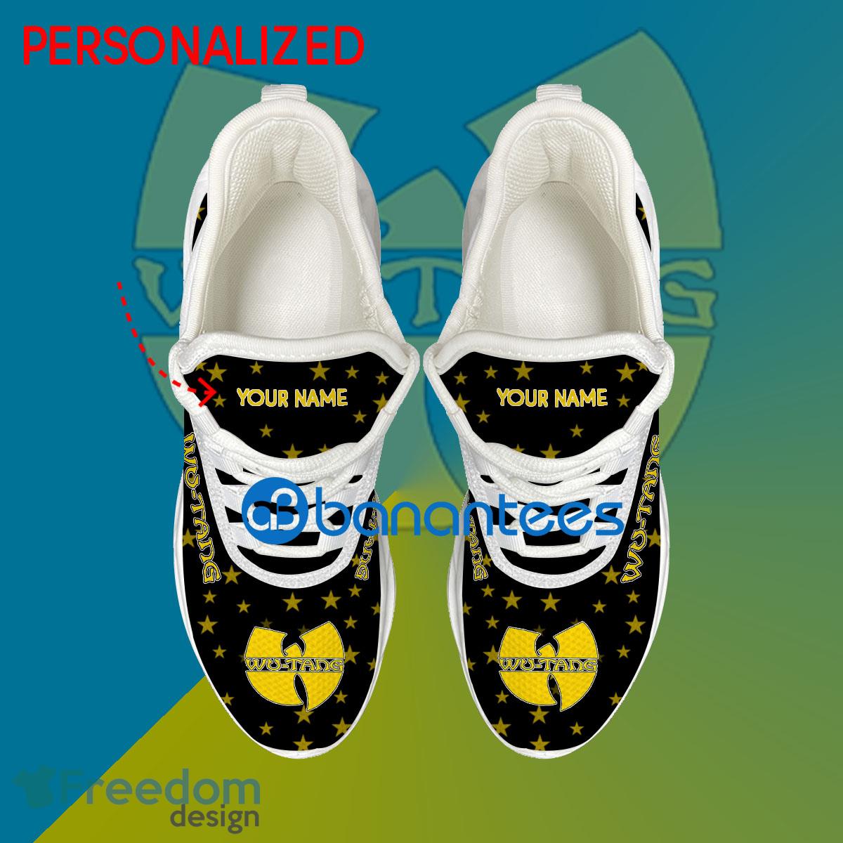 Wu Tang Cllan Band Running Sneaker Envision Custom Name Gift Max Soul Shoes USA Flag Star New For Fans image Wu Tang Cllan Band Running Sneaker Envision Custom Name Gift Max Soul Shoes USA Flag Star New For Fans - Wu Tang Cllan Band Running Shoes New Trending Personalized Photo 2