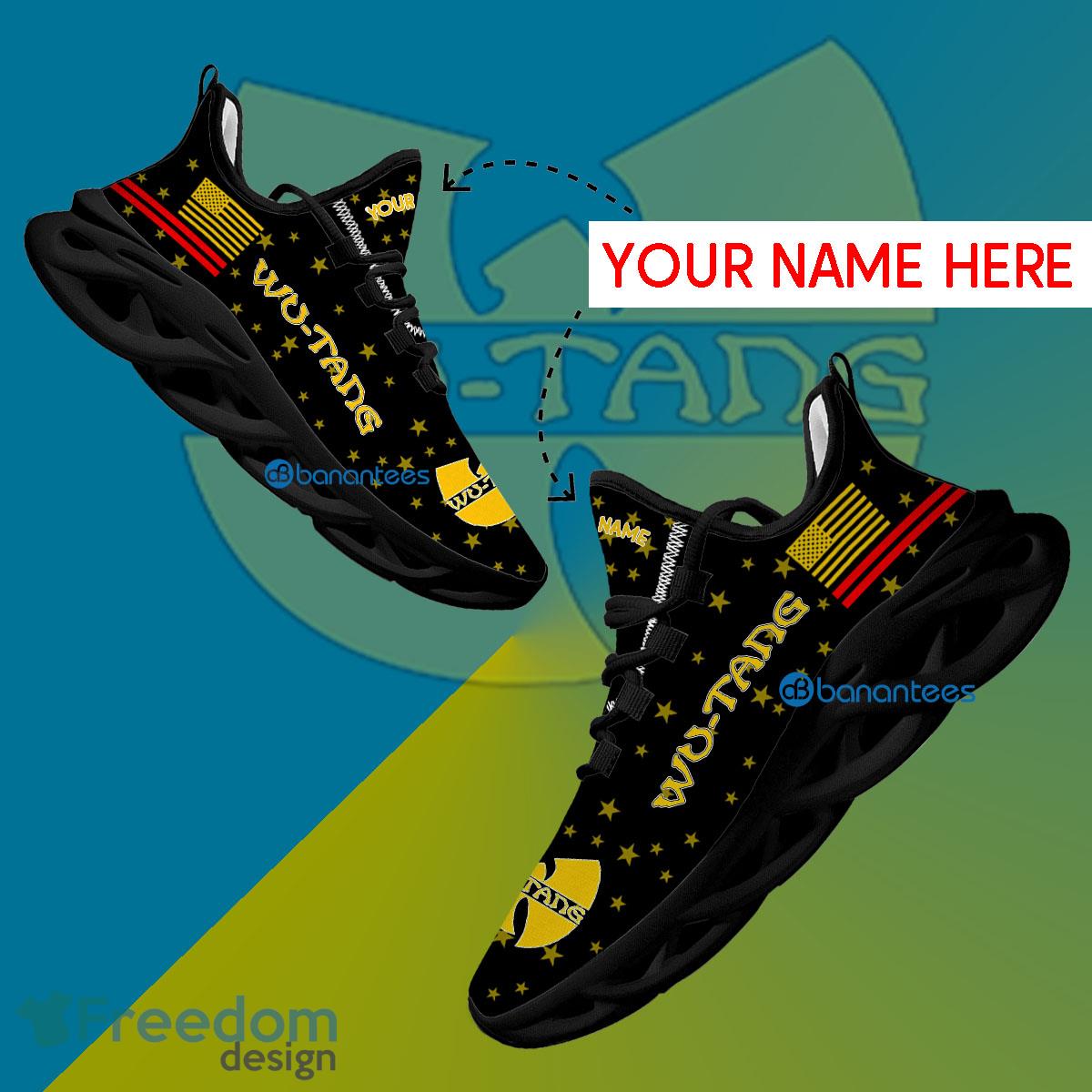 Wu Tang Cllan Band Running Sneaker Envision Custom Name Gift Max Soul Shoes USA Flag Star New For Fans image Wu Tang Cllan Band Running Sneaker Envision Custom Name Gift Max Soul Shoes USA Flag Star New For Fans - Wu Tang Cllan Band Running Shoes New Trending Personalized Photo 1