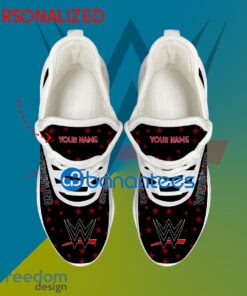 WWE Wrestling Line Chunky Sneaker Energize Custom Name Gift Max Soul Shoes USA Flag Star New For Fans - WWE Wrestling Line Running Shoes New Trending Personalized Photo 2