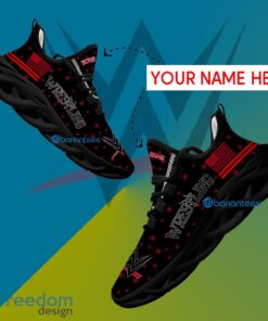 WWE Wrestling Line Chunky Sneaker Energize Custom Name Gift Max Soul Shoes USA Flag Star New For Fans