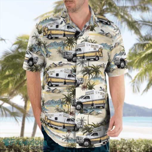 Wyoming Crook County EMS Hawaiian Shirt Summer Beach Gift Product Photo 3