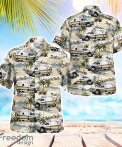 Wyoming Crook County EMS Hawaiian Shirt Summer Beach Gift