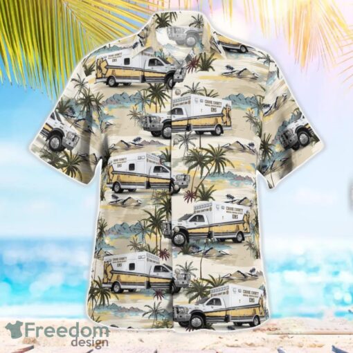 Wyoming Crook County EMS Hawaiian Shirt Summer Beach Gift Product Photo 4