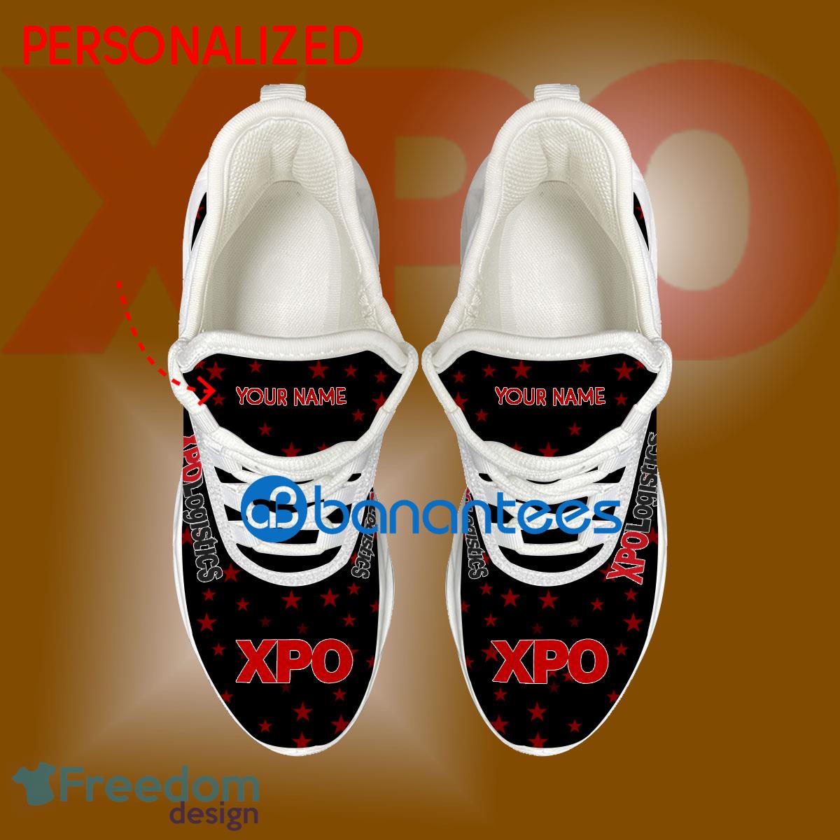 Xpo Running Sneaker Bold Custom Name Gift Max Soul Shoes USA Flag Star New For Fans image Xpo Running Sneaker Bold Custom Name Gift Max Soul Shoes USA Flag Star New For Fans - Xpo Running Shoes New Trending Personalized Photo 2