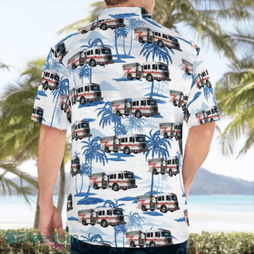 Yakima, Yakima County, Washington, Yakima Fire Department Tropical 3D Hawaiian Shirt Gift For Summer Product Photo 2